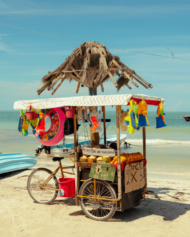 Icarrito de playa